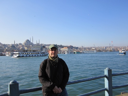 Doug with S leymaniye Mosque in the background2